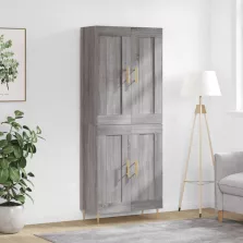   vidaXL szürke sonoma szerelt fa magasszekrény 69,5 x 34 x 180 cm