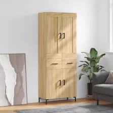   vidaXL sonoma tölgy szerelt fa magasszekrény 69,5 x 34 x 180 cm