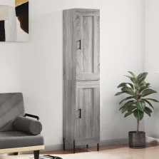   vidaXL szürke sonoma szerelt fa magasszekrény 34,5 x 34 x 180 cm