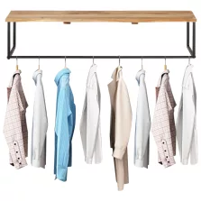   vidaXL tömör akácfa ruhafogas természetes éllel 100 x 35 x 22 cm