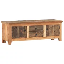  vidaXL tömör akác és újrahasznosított fa tévészekrény 120x30x40 cm