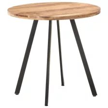 vidaXL tömör akácfa étkezőasztal 80 cm