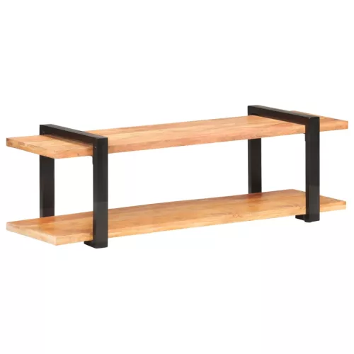 vidaXL tömör akácfa TV-szekrény 130 x 40 x 40 cm
