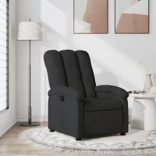 vidaXL fekete szövet relaxfotel