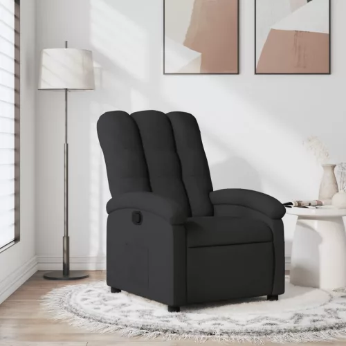 vidaXL fekete szövet relaxfotel