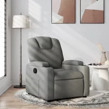 vidaXL sötétszürke szövet relaxfotel