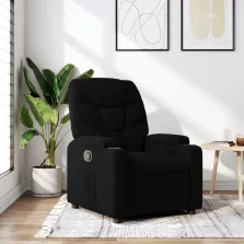 vidaXL fekete szövet relaxfotel