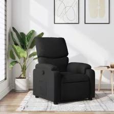 vidaXL fekete szövet relaxfotel