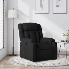 vidaXL fekete szövet relaxfotel
