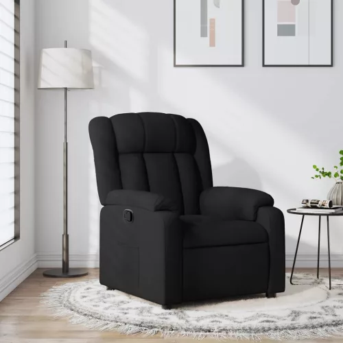 vidaXL fekete szövet relaxfotel