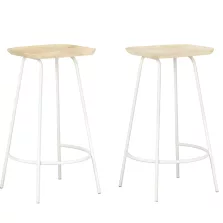 vidaXL 2 db tömör mangófa bárszék