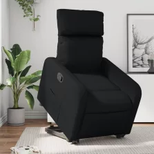 vidaXL fekete műbőr dönthető állófotel