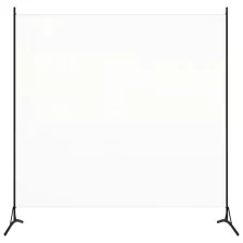 vidaXL fehér 1 paneles szövet paraván 175 x 180 cm