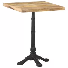 vidaXL nyers mangófa bisztróasztal 60 x 60 x 77 cm