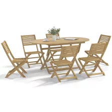   vidaXL 6 db összecsukható tömör akácfa kerti szék 48,5x61,5x87 cm