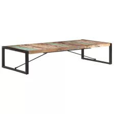   vidaXL tömör újrahasznosított fa dohányzóasztal 180 x 90 x 40 cm