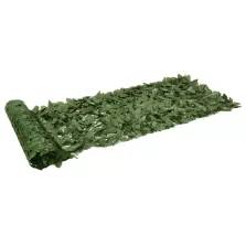   vidaXL sötétzöld leveles belátás elleni erkélyparaván 600 x 75 cm