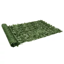   vidaXL sötétzöld leveles belátás elleni erkélyparaván 300 x 150 cm