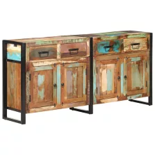   vidaXL tömör újrahasznosított fa tálalószekrény 172 x 35 x 80 cm