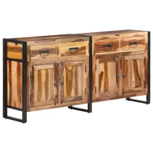   vidaXL tömör akácfa tálalószekrény mézszínű felülettel 172x35x80 cm