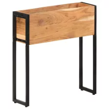 vidaXL tömör akácfa virágtartó 60 x 20 x 68 cm
