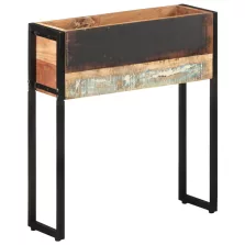   vidaXL tömör újrahasznosított fa virágtartó 60 x 20 x 68 cm