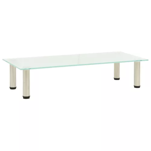 vidaXL edzett tejüveg TV-állvány 80 x 35 x 17 cm