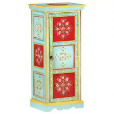   vidaXL kézzel festett tömör mangófa tálaló 40 x 30 x 90 cm