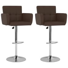 vidaXL 2 db barna műbőr bárszék