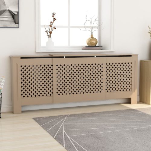 vidaXL MDF radiátorburkolat 205 cm