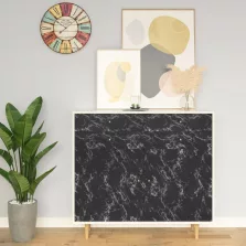   vidaXL fekete kőmintás öntapadó PVC bútorfólia 500 x 90 cm