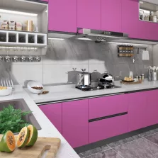   vidaXL magasfényű lila öntapadó PVC bútorfólia 500 x 90 cm