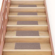   vidaXL 15 db öntapadós lépcsőszőnyeg 60 x 25 cm világosbarna téglalap alakú