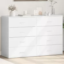   vidaXL 2 db fehér szerelt fa tálalószekrény 60 x 39 x 80 cm