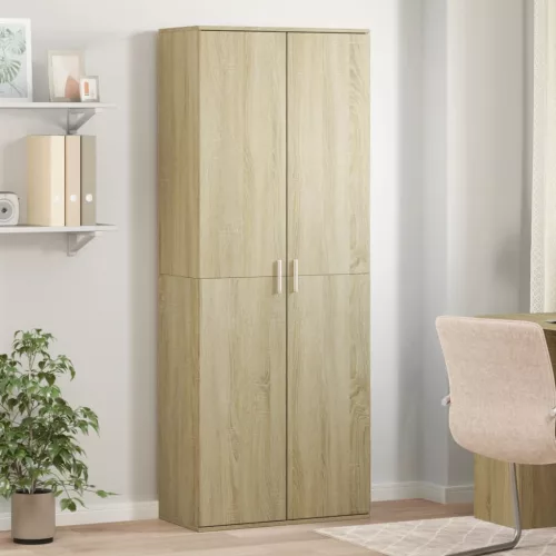 vidaXL sonoma tölgy színű szerelt fa magasszekrény 70 x 35 x 180