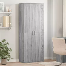   vidaXL szürke sonoma színű szerelt fa magasszekrény 70 x 35 x 180