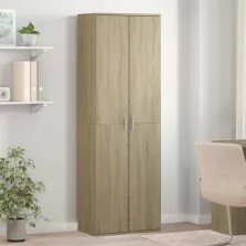   vidaXL sonoma tölgy színű szerelt fa magasszekrény 60 x 35 x 180 cm