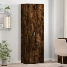   vidaXL füstös tölgy színű szerelt fa magasszekrény 60 x 35 x 180 cm