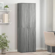   vidaXL szürke sonoma színű szerelt fa magasszekrény 60 x 35 x 180 cm