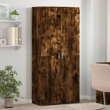   vidaXL füstös tölgy színű szerelt fa cipőszekrény 80 x 39 x 178 cm