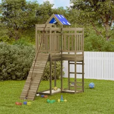 vidaXL impregnált fenyőfa kültéri játszószett