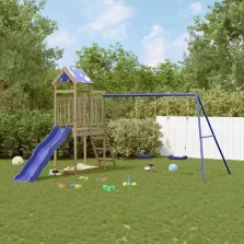 vidaXL impregnált fenyőfa kültéri játszószett
