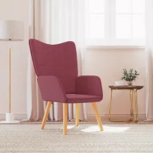 vidaXL bordó szövet pihenőfotel