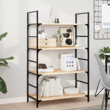   vidaXL 4 db kezeletlen tömör akácfa függőpolc 60 x 40 x 2 cm
