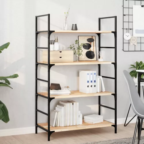vidaXL 4 db kezeletlen tömör akácfa függőpolc 60 x 40 x 2 cm