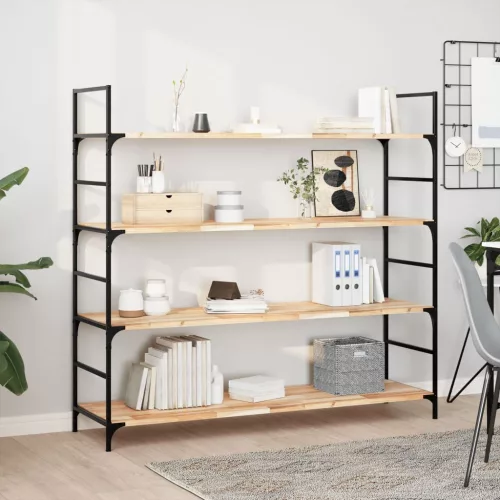 vidaXL 2 db kezeletlen tömör akácfa függőpolc 160 x 40 x 2 cm