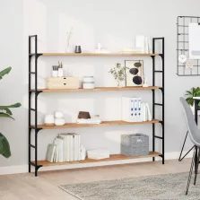   vidaXL olajbevonatú tömör akácfa függőpolc 160 x 20 x 2 cm