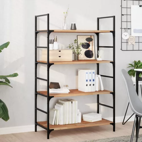 vidaXL 2 db olajbevonatú tömör akácfa függőpolc 60 x 40 x 2 cm