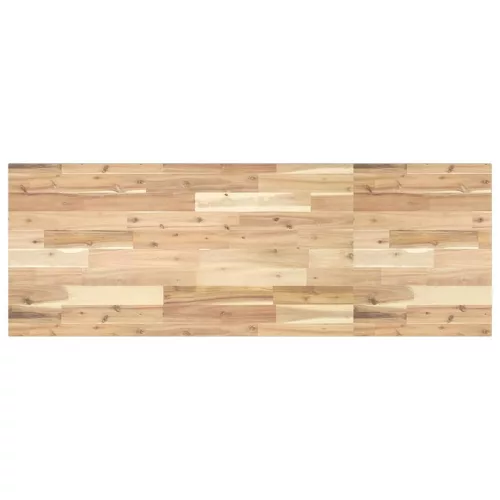vidaXL kezeletlen tömör akácfa fürdőszobapult 120x50x2 cm