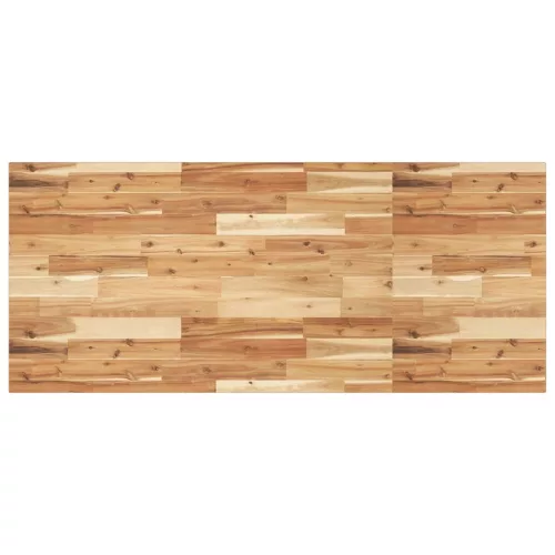 vidaXL olajbevonatú tömör akácfa fürdőszobapult 140 x 60 x 2 cm